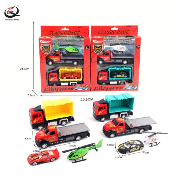 Scale 1:64 City Series Die Casttruck Set ,Free Wheel, 2 Assortments