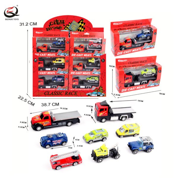 Scale 1:64 City Series Die Cast Cars ,Free Wheel, 8 Assortments, 24 Pcs/Pdq