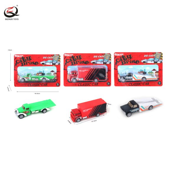 City Series Die Cast  Slope Ruck / Trailer Truck / Container Truck ,  3 Assortments