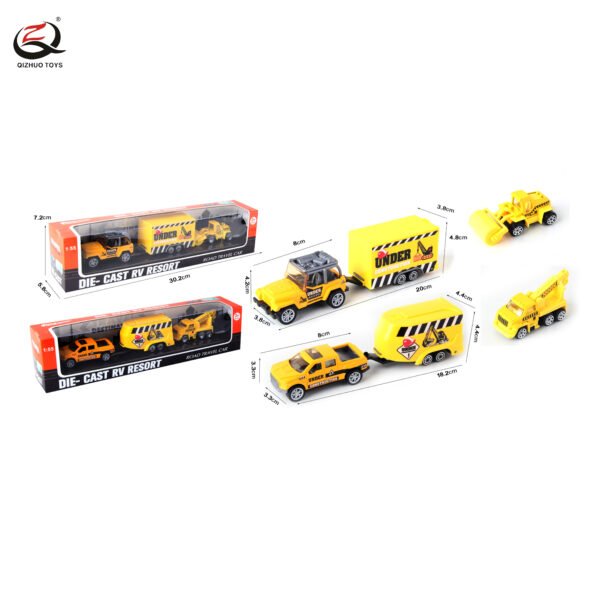 Scale 1:64 Engineering Die Cast Rv Series, Free Wheel, 2 Assortments