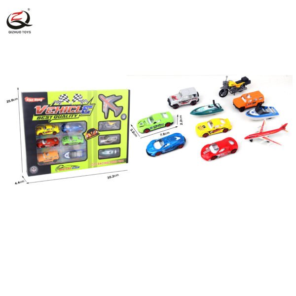 10 Pcs Scale 1:64 Die Cast  Car , Free Wheel