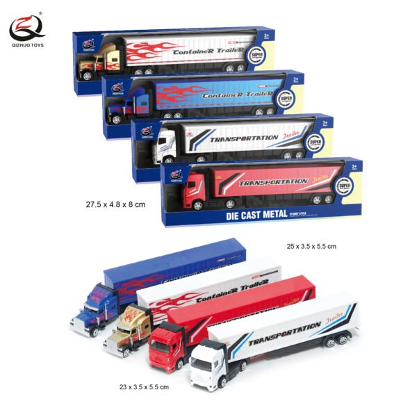 1:64 FREE WHEEL DIE CAST TRUCK,4 ASSORTMENTS